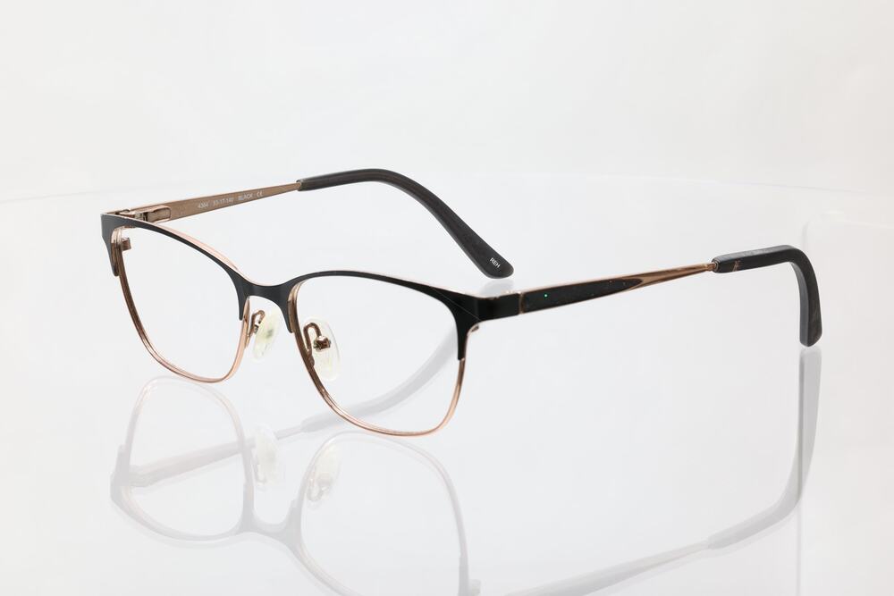 Helium 4364 Black 53-17-140mm Eyeglasses FRAMES ONLY - GOOD CONDITION